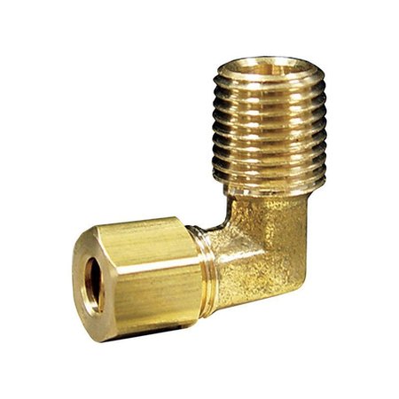 JMF 1/2 in. Compression X 3/4 in. D MPT Brass 90 Degree Street Elbow 4503686
